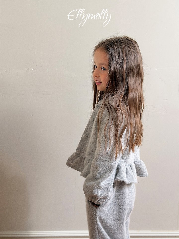 [PRE-ORDER] Snowflake Angora Frill Cardigan