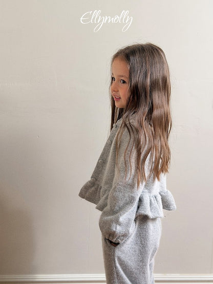 [PRE-ORDER] Snowflake Angora Frill Cardigan
