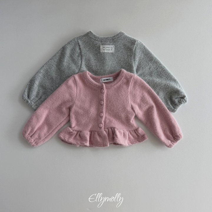 [PRE-ORDER] Snowflake Angora Frill Cardigan