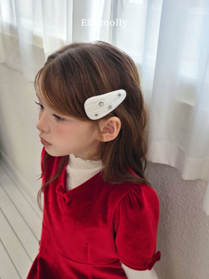[PRE-ORDER] Knit Pearl Hair Clips Set