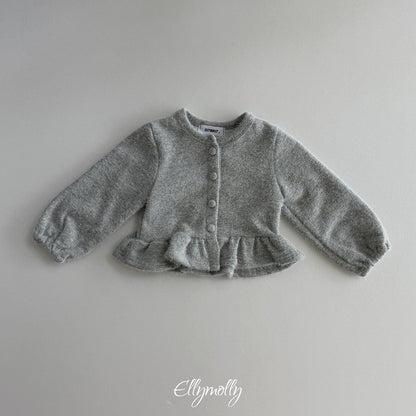 [PRE-ORDER] Snowflake Angora Frill Cardigan