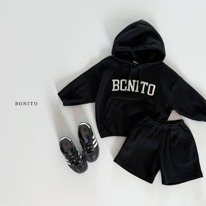 [PRE-ORDER] Waffle Hoodie Top Bottom Set