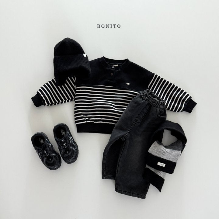 [PRE-ORDER] Stripe Placket Sweatshirts