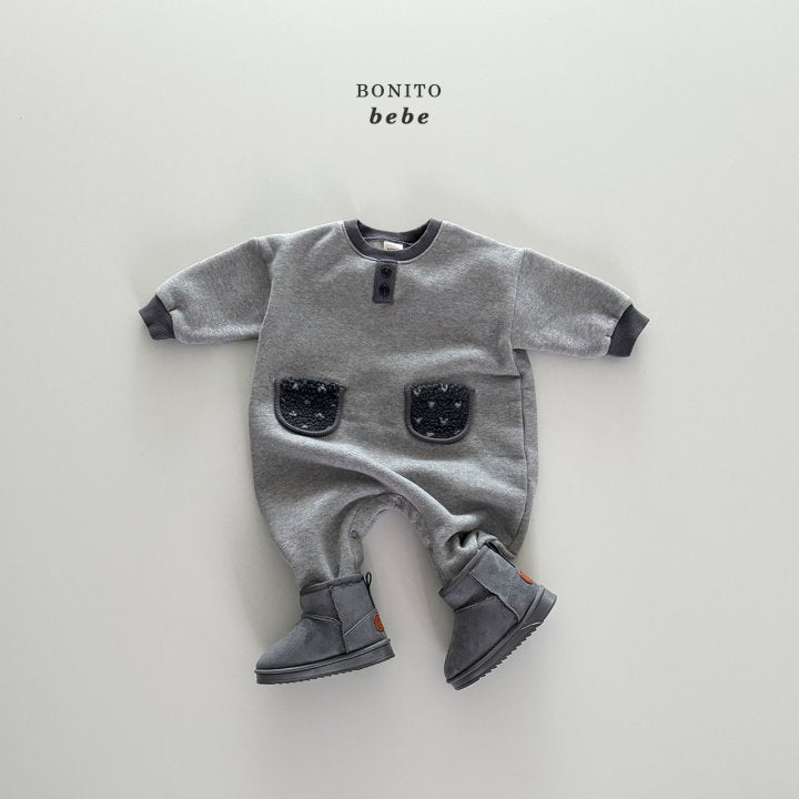 [PRE-ORDER] Color Block Two Pocket Body Suit