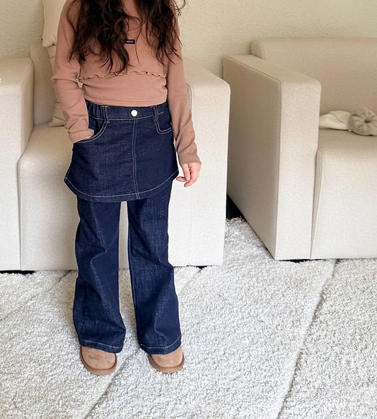 [PRE-ORDER] Denim Skirt Pants