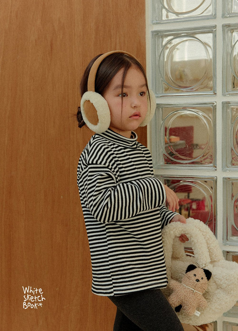[PRE-ORDER] Ribbed Stripe Half Neck T-Shirts
