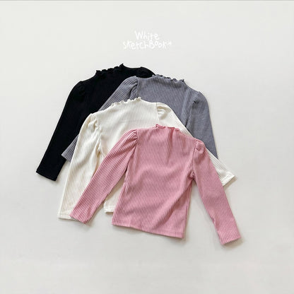 [PRE-ORDER] Shirring Wave Ribbed T-Shirts