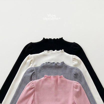 [PRE-ORDER] Shirring Wave Ribbed T-Shirts