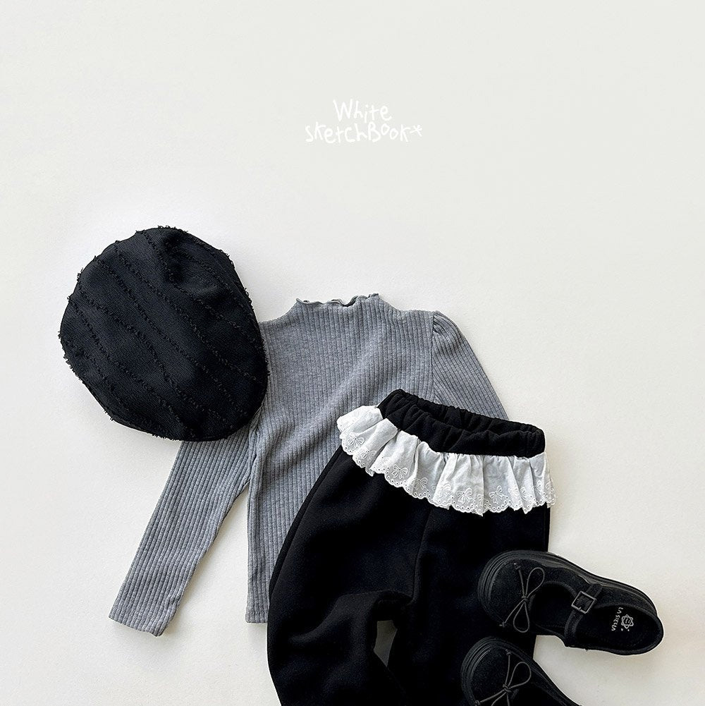 [PRE-ORDER] Shirring Wave Ribbed T-Shirts