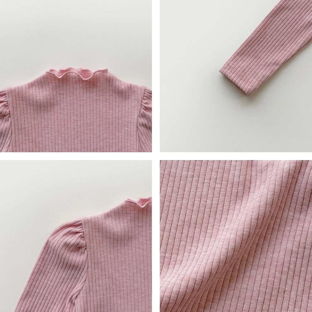 [PRE-ORDER] Shirring Wave Ribbed T-Shirts