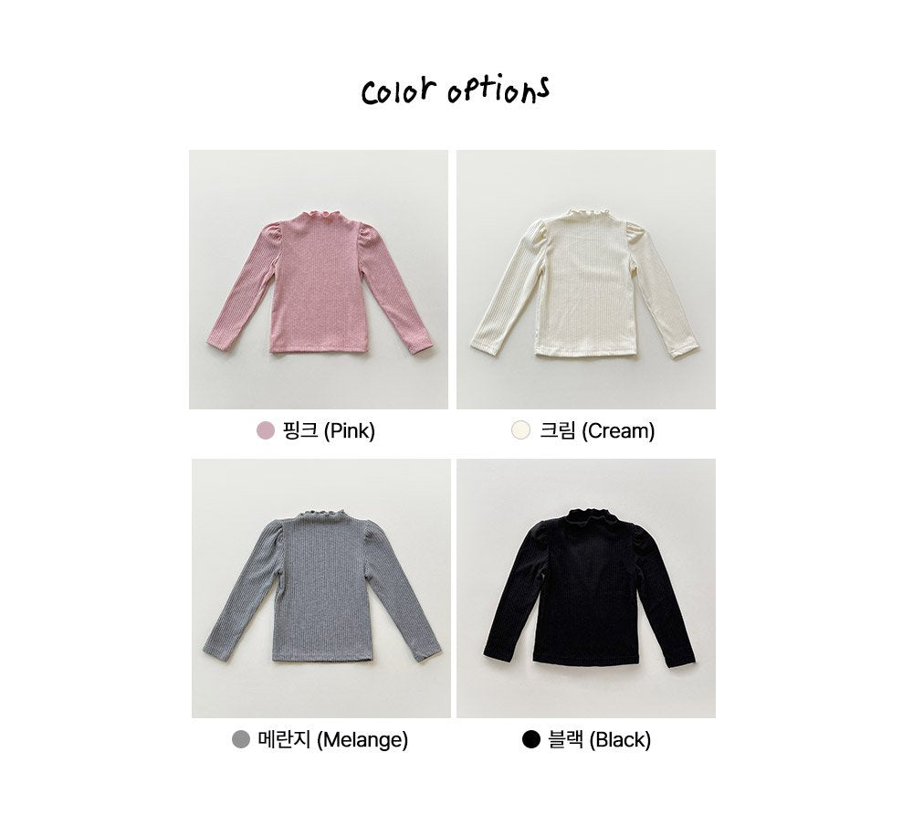 [PRE-ORDER] Shirring Wave Ribbed T-Shirts