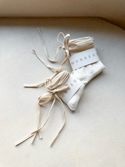 Ballerina Socks [Ivory, Black/L(4-5yr)]