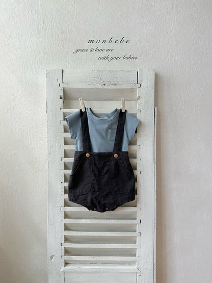 [PRE-ORDER] Linen Suspender Shorts