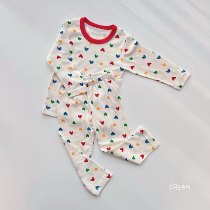 Bamboo Color Block Home Wear Set