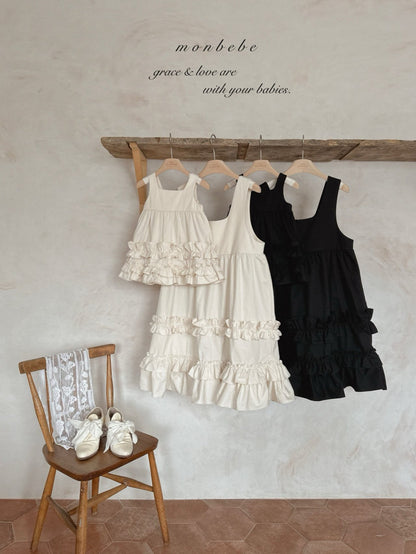 [PRE-ORDER] Mono Frill Dress (Mom Couple)
