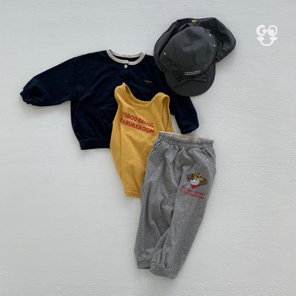 Godori Pants [Melange Grey/XL(5-6yr)]