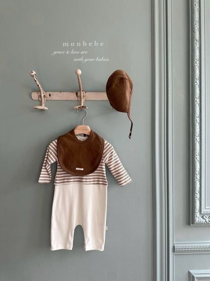 [PRE-ORDER] Stripe Color Block Body Suit