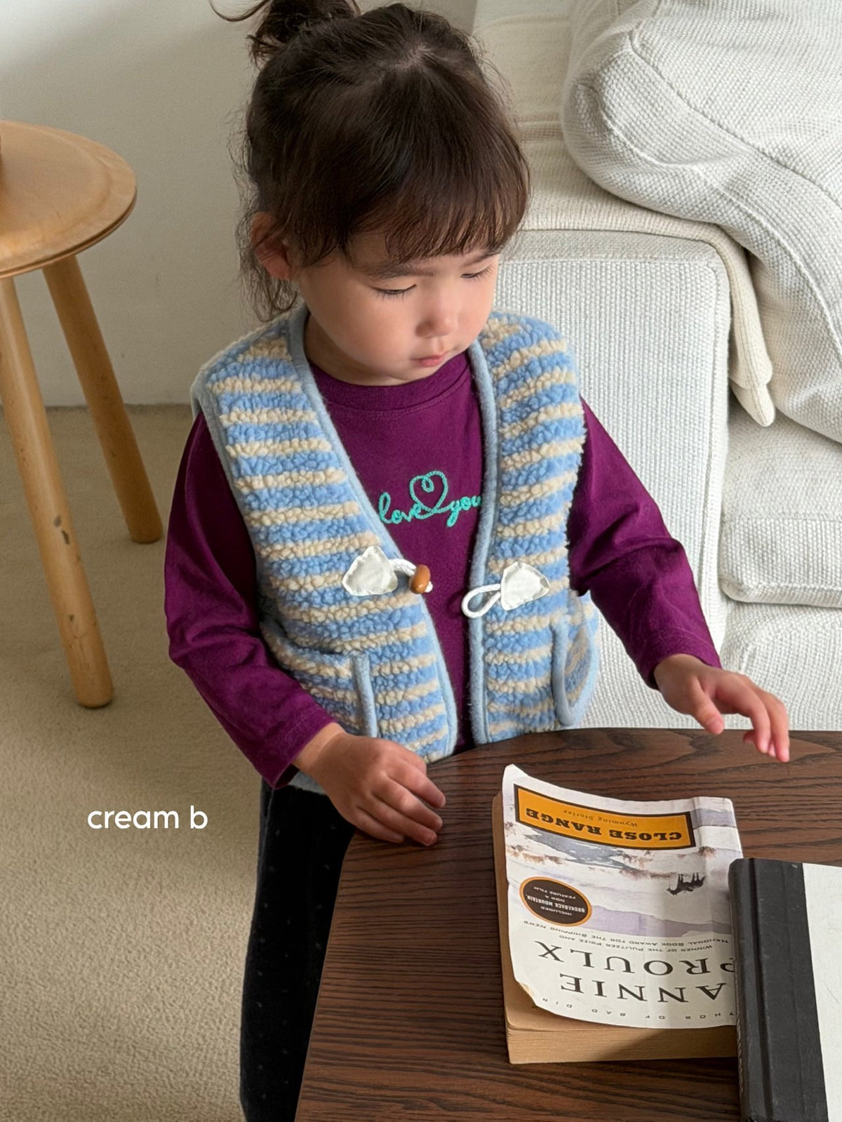 [PRE-ORDER] Stripe Sherpa Vest