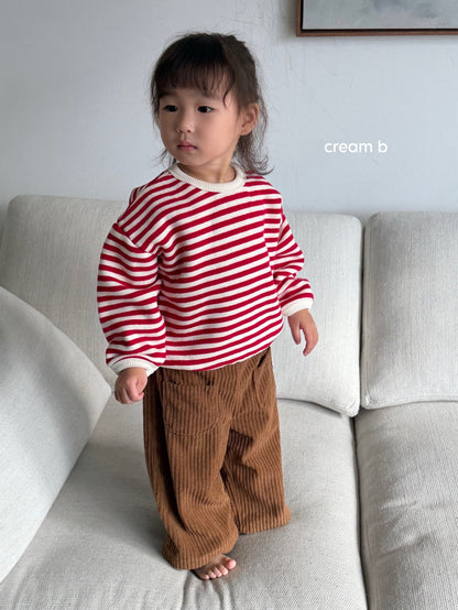 [PRE-ORDER] Stripe Binding Sweatshirts