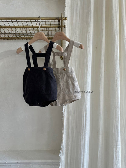 [PRE-ORDER] Linen Suspender Shorts