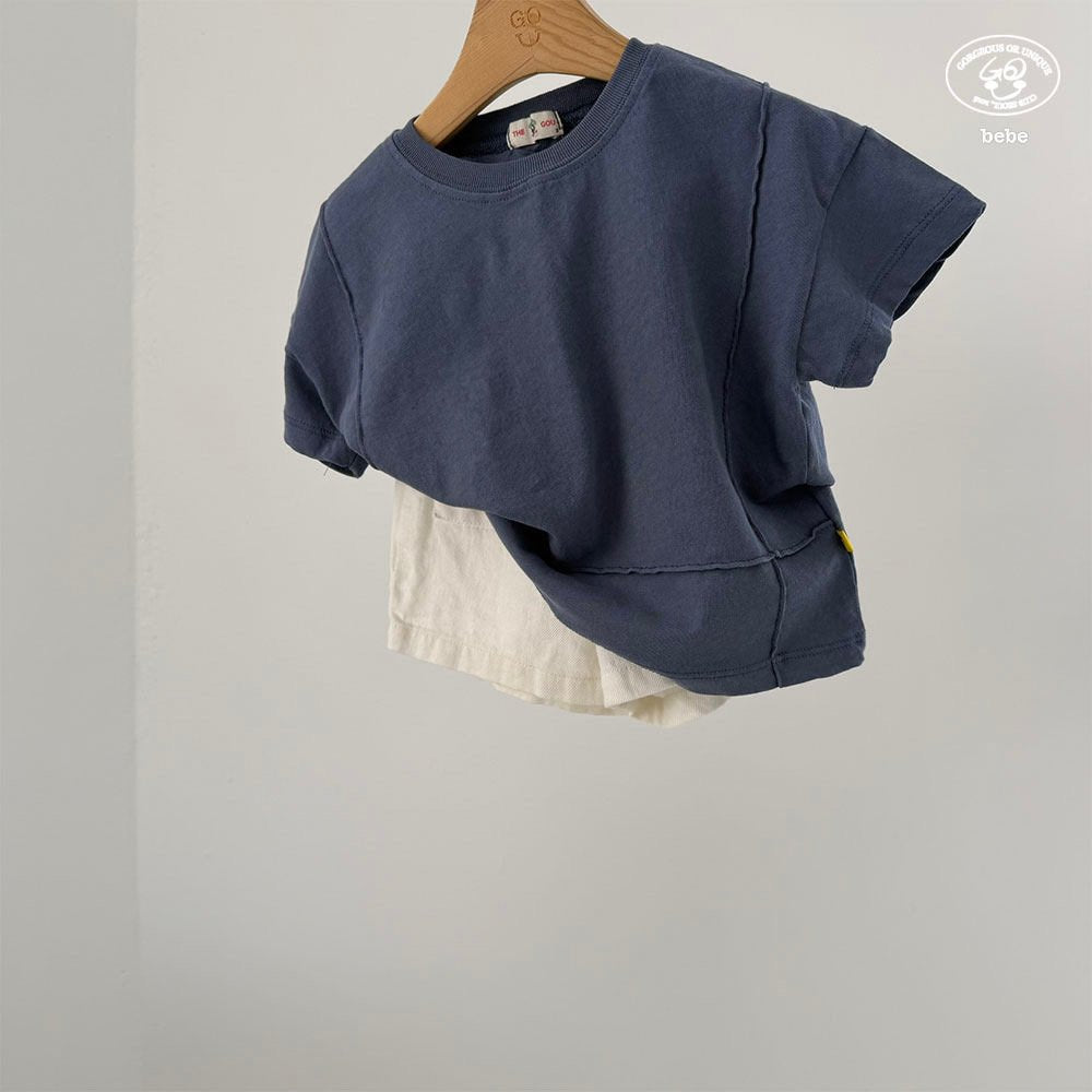 [PRE-ORDER] Pin-Tuck Half Baby T-Shirts