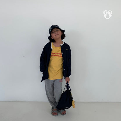 Godori Pants [Melange Grey/XL(5-6yr)]