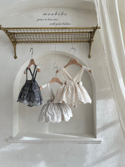 [PRE-ORDER] Embroidery Suspender Bloomer