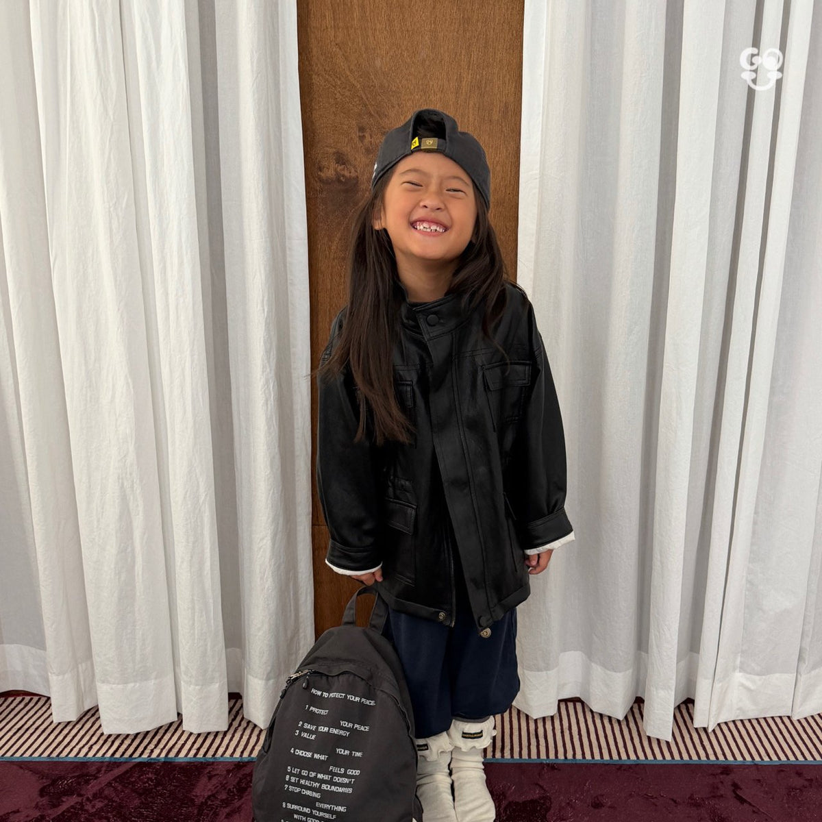 [PRE-ORDER] Comfy Faux Leather Jacket (Mom Couple)
