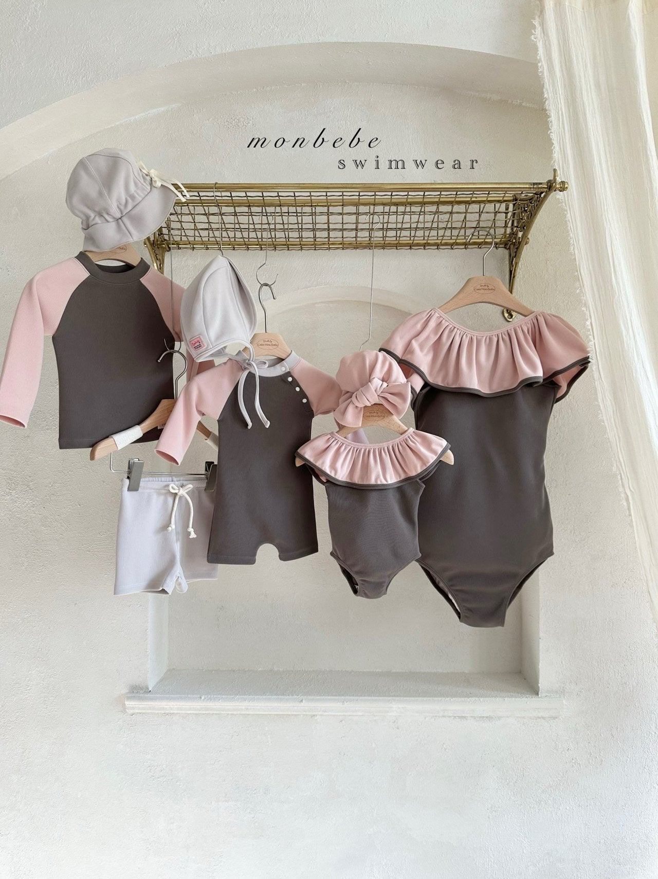 [PRE-ORDER] Multi Boom Frill Swim Suit (Mom Couple)
