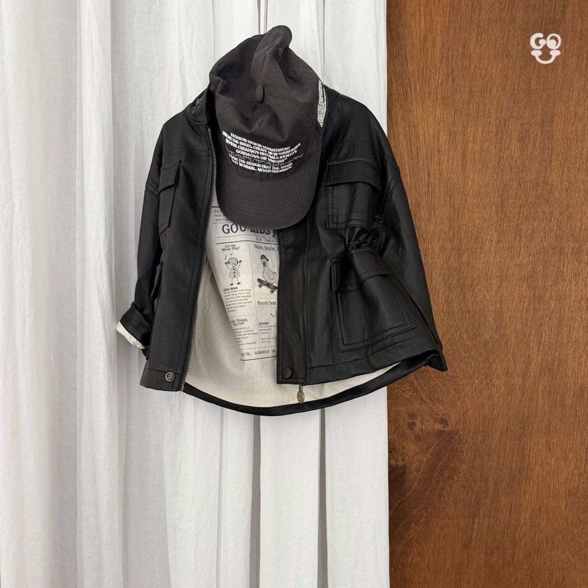 [PRE-ORDER] Comfy Faux Leather Jacket (Mom Couple)