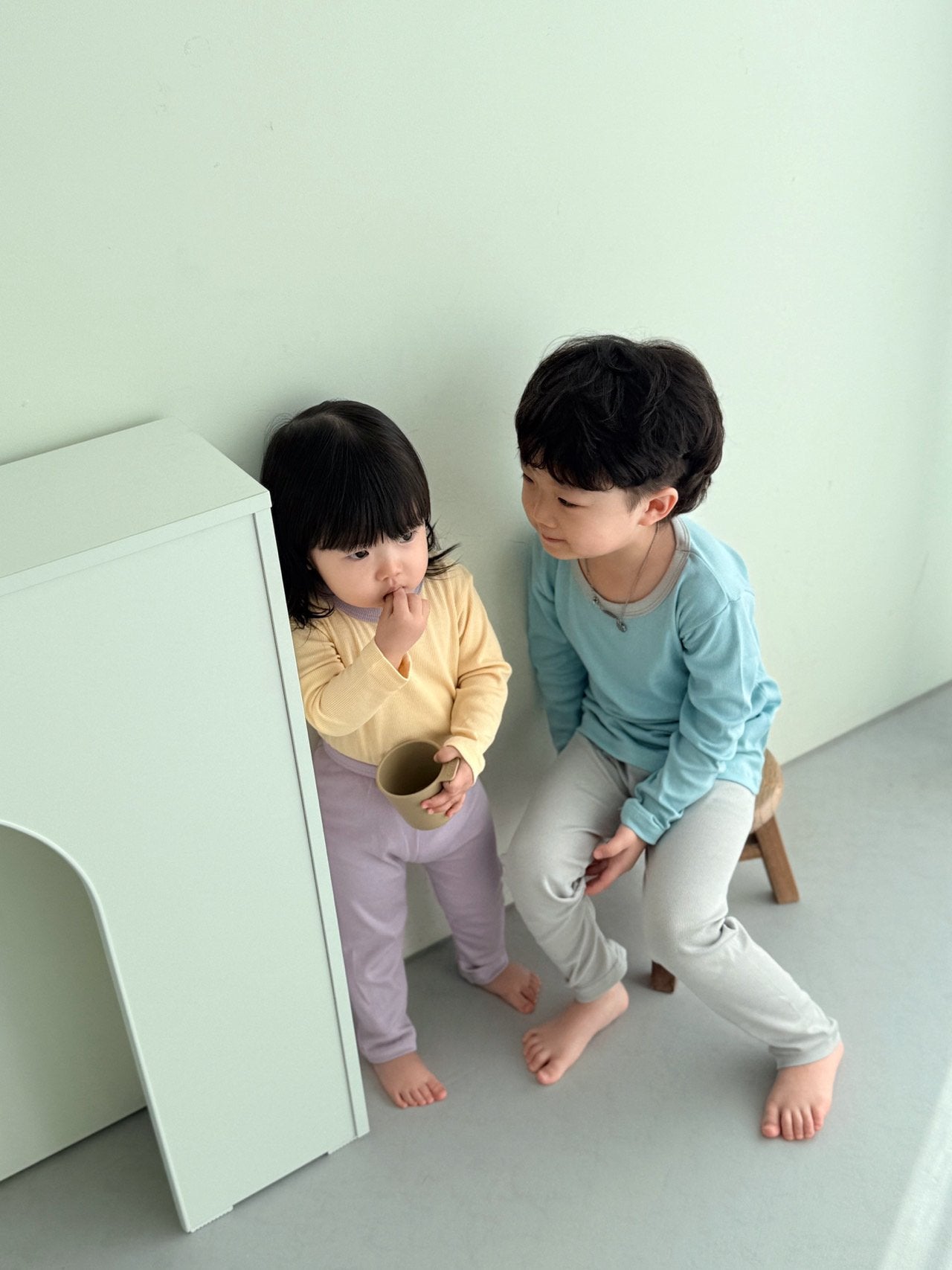 Bamboo Color Block Home Wear Set