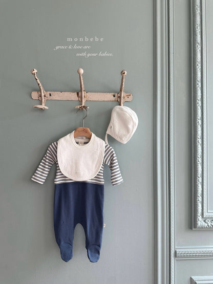 [PRE-ORDER] Stripe Color Block Body Suit