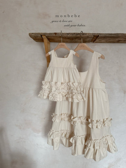 [PRE-ORDER] Mono Frill Dress (Mom Couple)