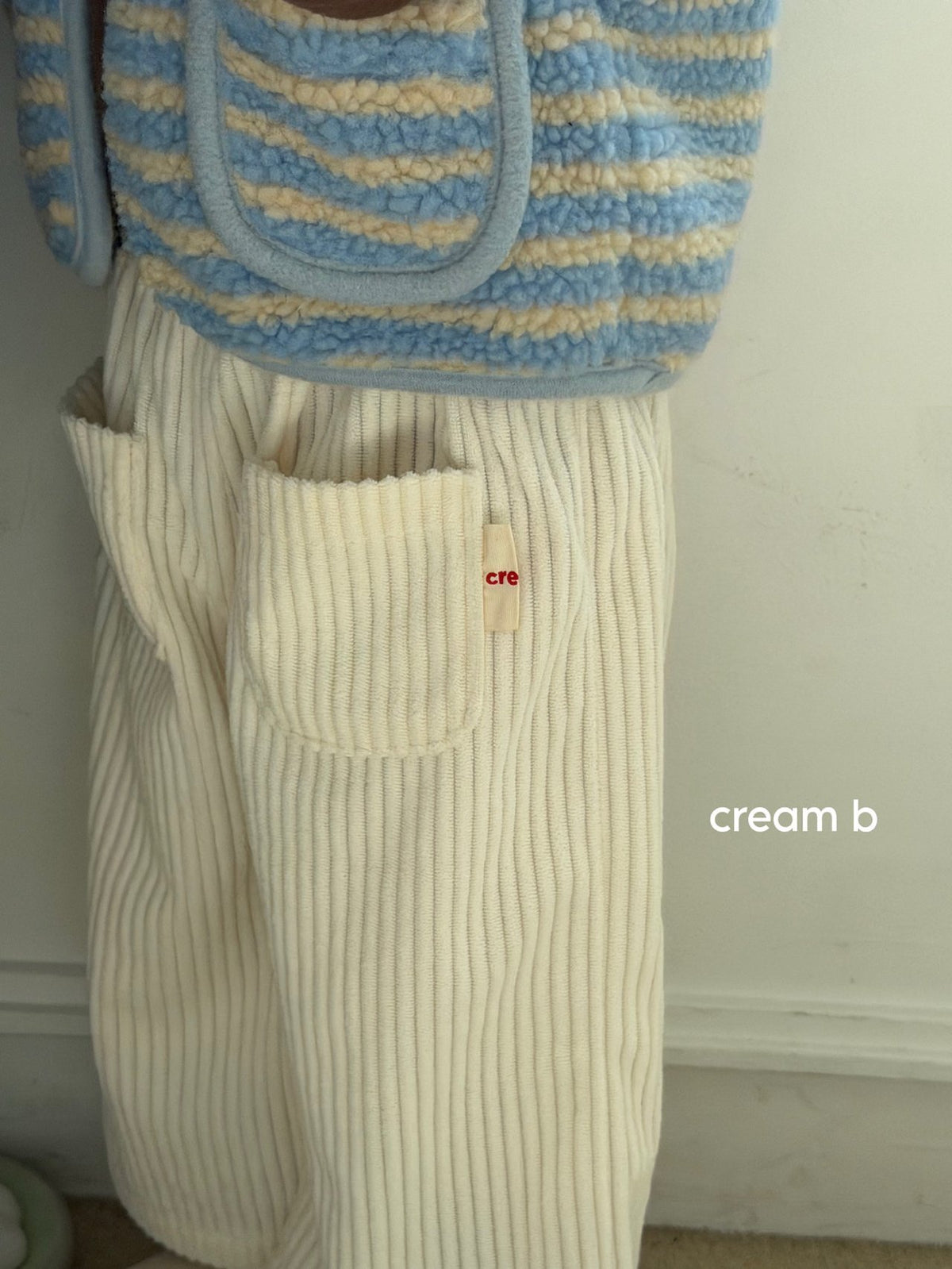 [PRE-ORDER] Corduroy Pocket Wide Pants