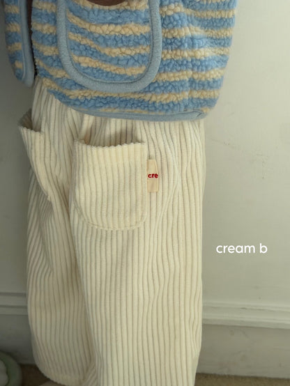 [PRE-ORDER] Corduroy Pocket Wide Pants