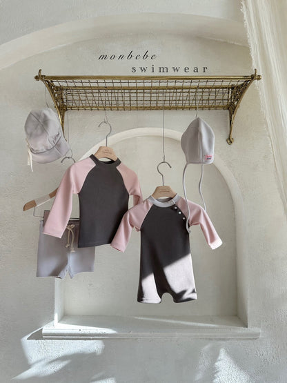 [PRE-ORDER] Multi Boom Swim Suit + Bonnet Set