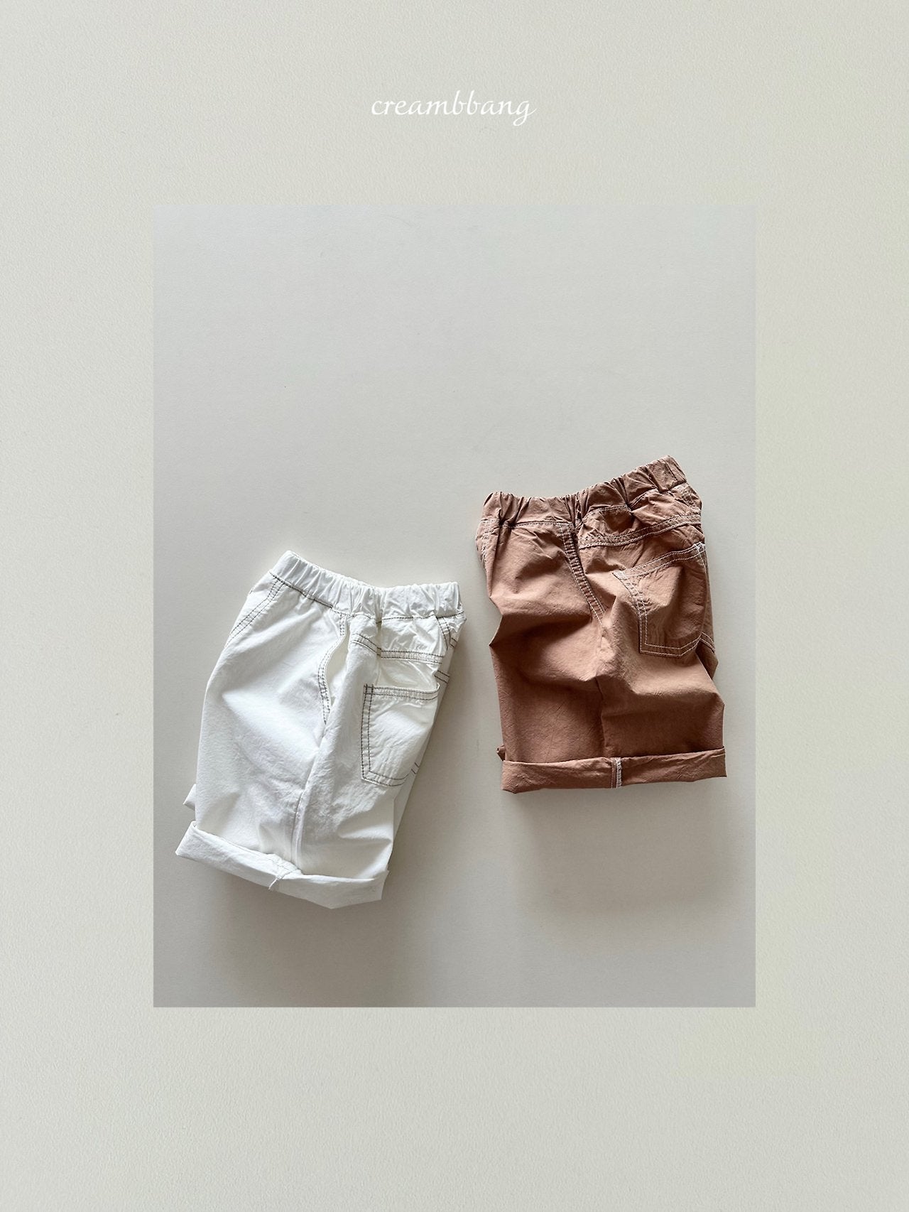 [PRE-ORDER] Stitch Color Block Cotton Pants