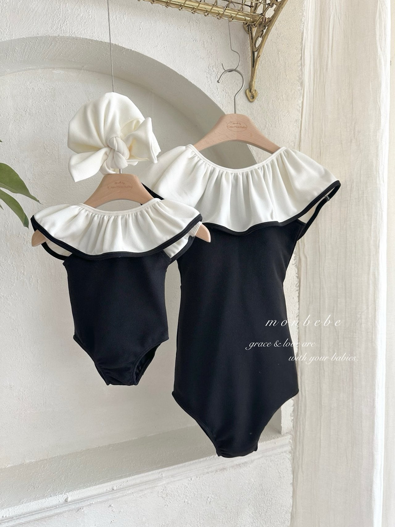 [PRE-ORDER] Multi Boom Frill Swim Suit (Mom Couple)
