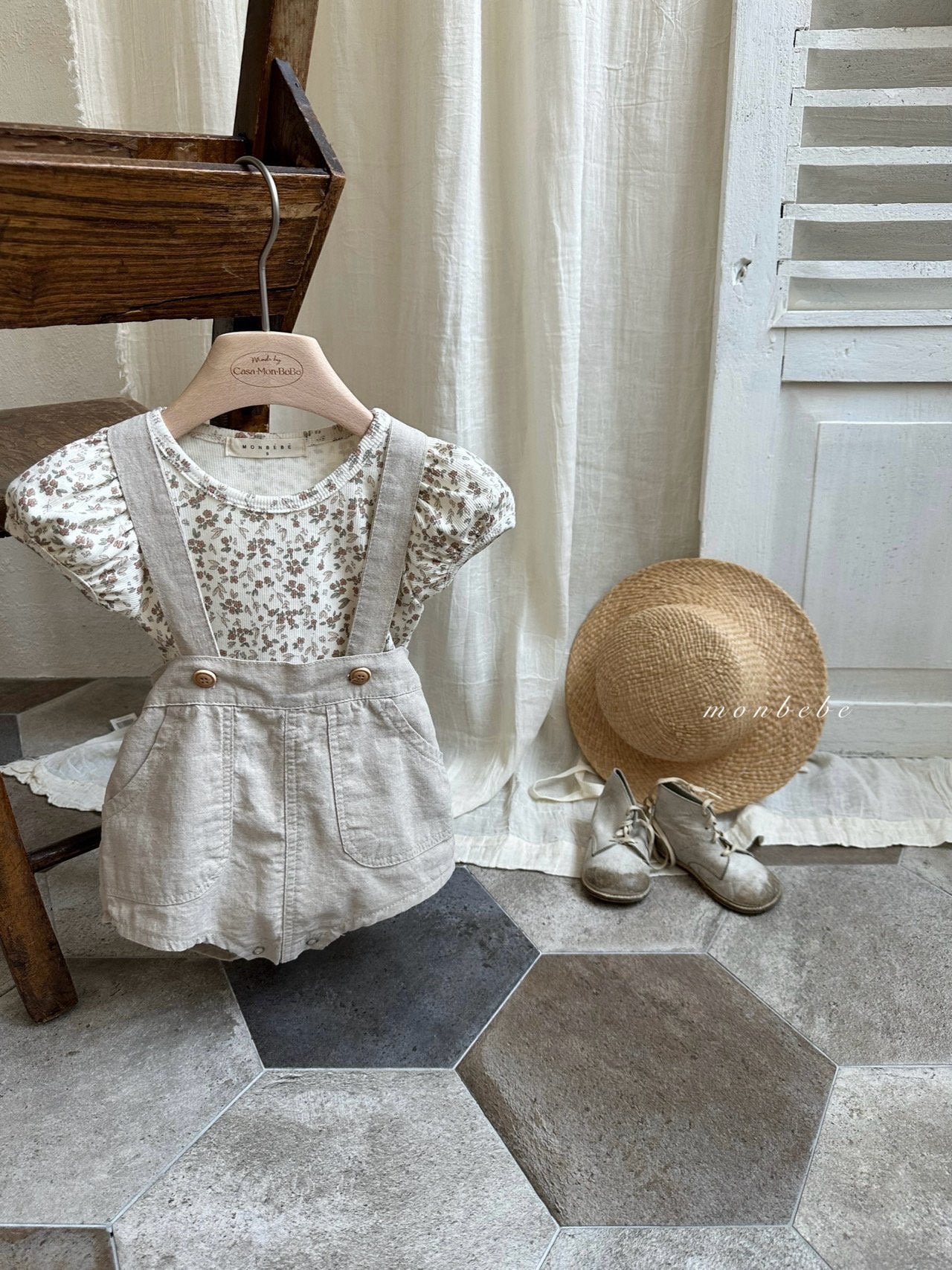 [PRE-ORDER] Linen Suspender Shorts