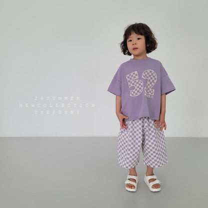 Number T-Shirts [Red/XS(1-2yr), S(2-3yr)]