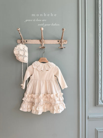 [PRE-ORDER] Mono Frill Dress (Mom Couple)