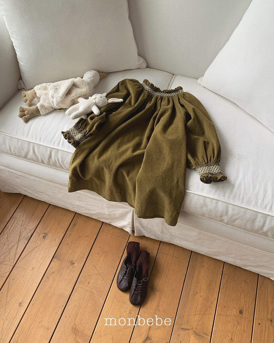 [PRE-ORDER] Corduroy Smocking Dress