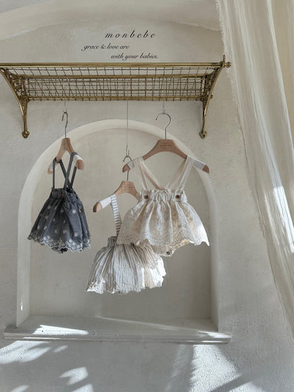 [PRE-ORDER] Embroidery Suspender Bloomer