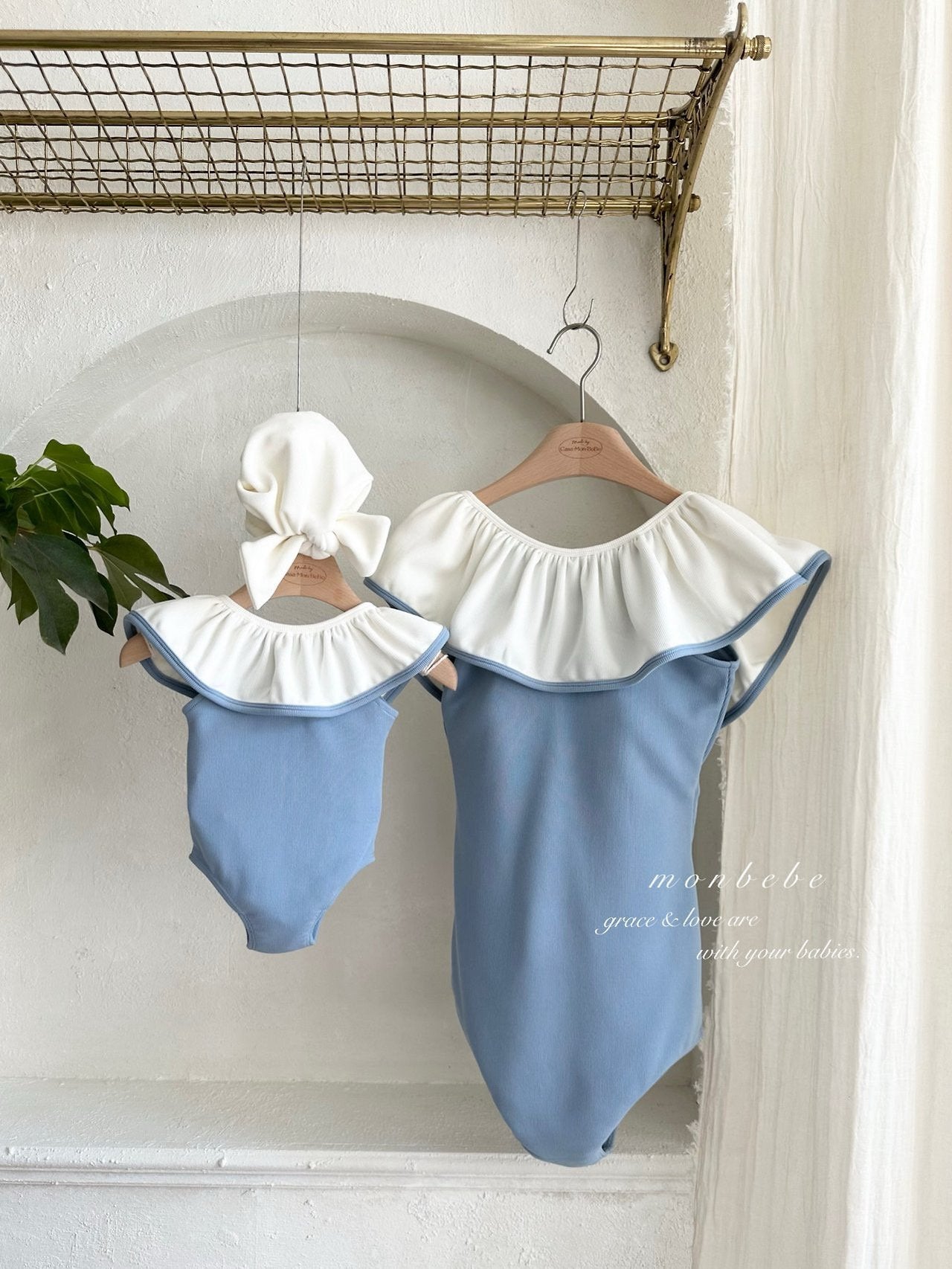 [PRE-ORDER] Multi Boom Frill Swim Suit (Mom Couple)