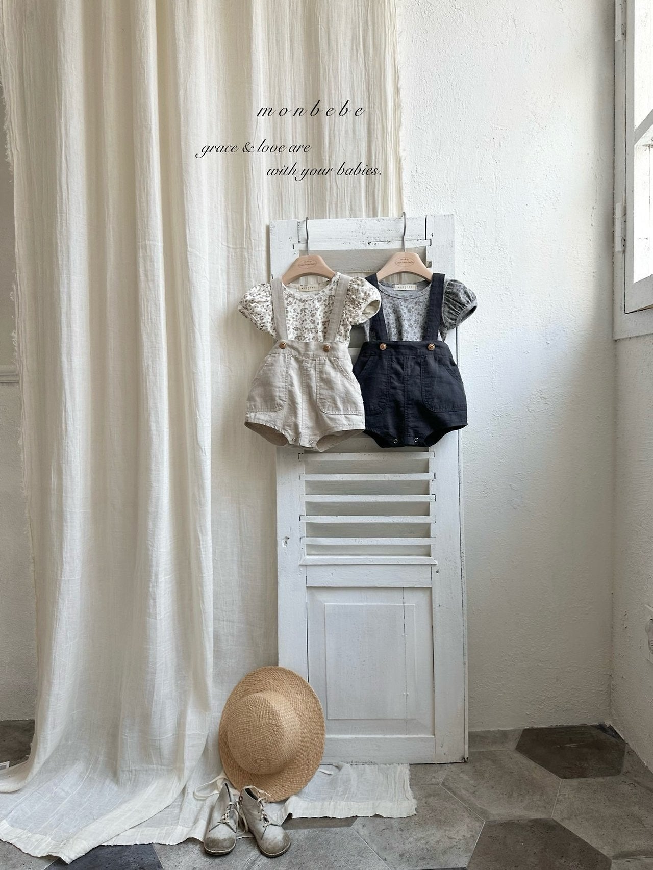 [PRE-ORDER] Linen Suspender Shorts