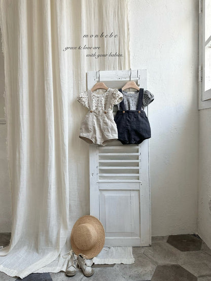 [PRE-ORDER] Linen Suspender Shorts