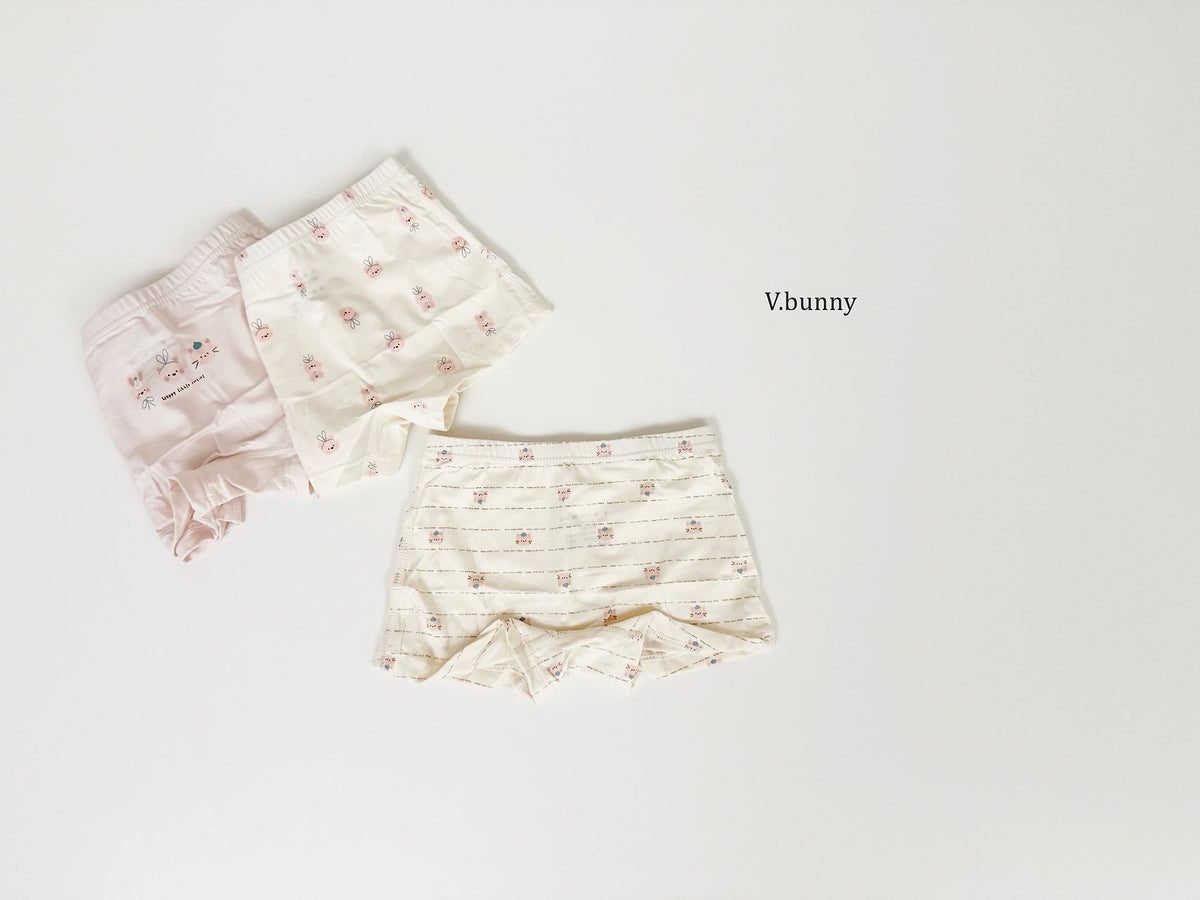 [PRE-ORDER] Mong Rabbit Girls' Underwear Set