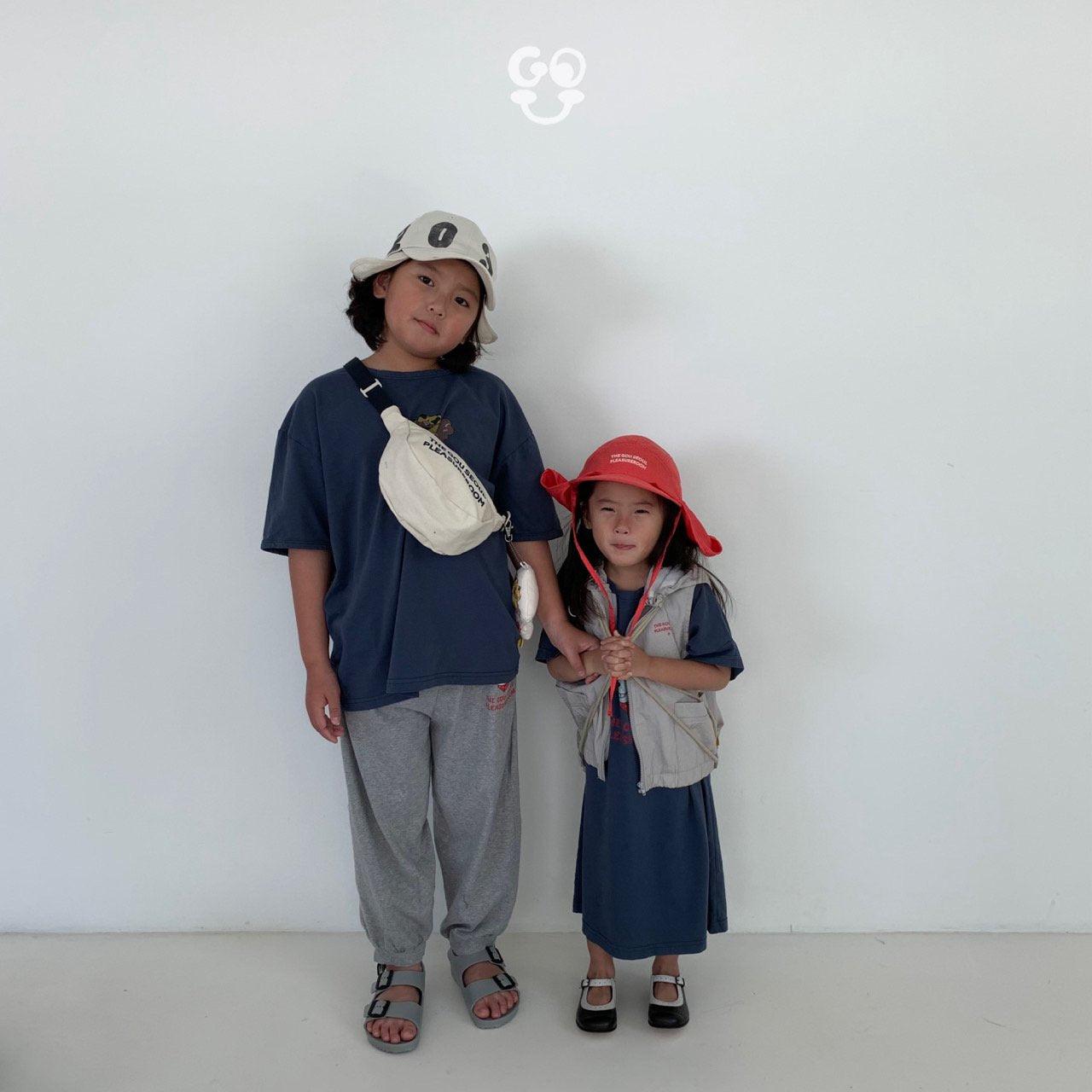 Godori Pants [Melange Grey/XL(5-6yr)]