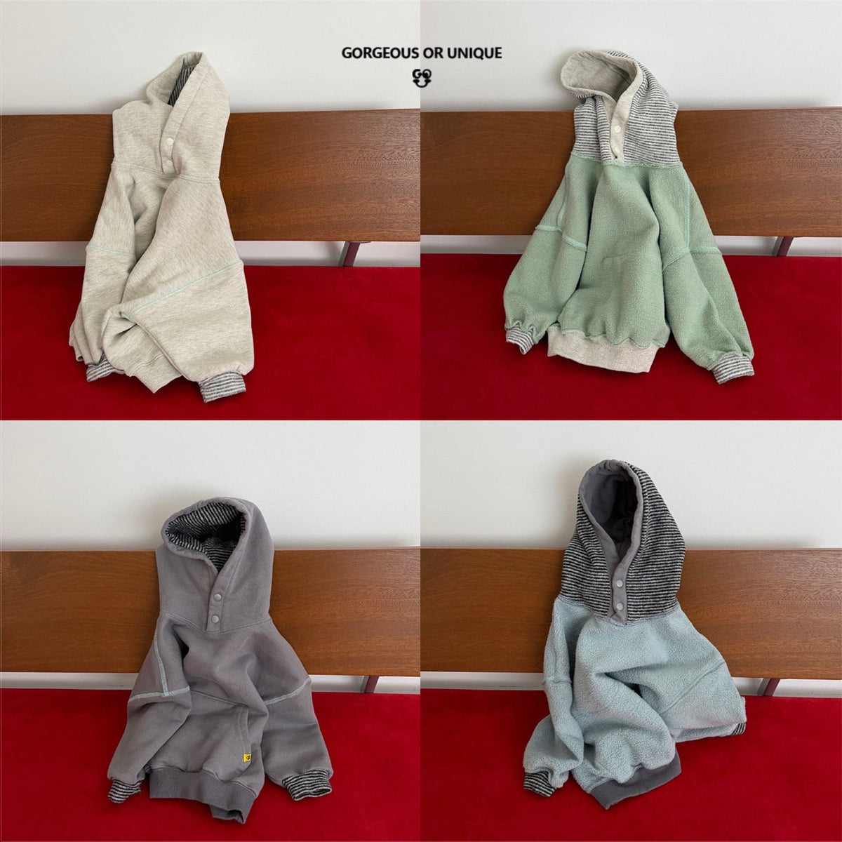 [PRE-ORDER] Reversible Hoodie Sweatshirts