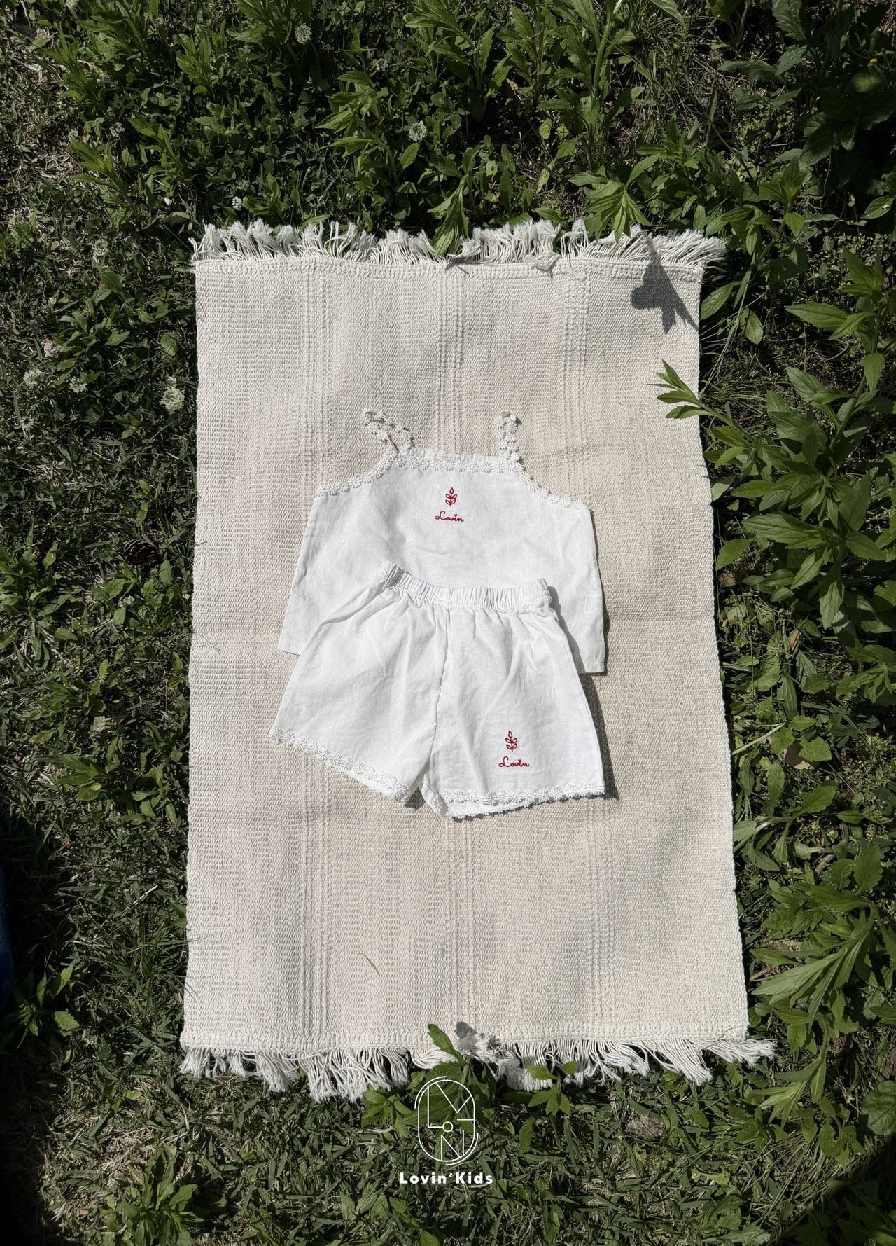 [PRE-ORDER] Blanc Embroidery Shorts